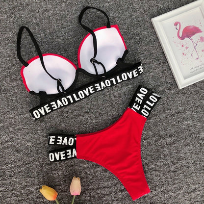 Σετ μαγιό "Red Adventure'' - Zappy Fashion